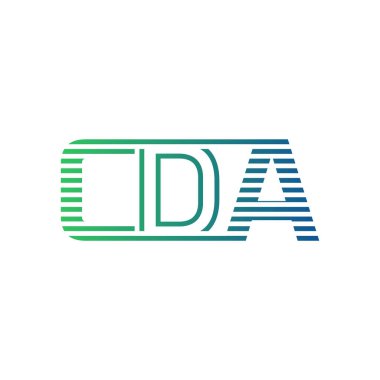 Modern CDA Logo Tasarımı. Harf CDA İş Kimliği Minimalist, Profesyonel ve Çok Yönlü Markalaştırma Simgesi