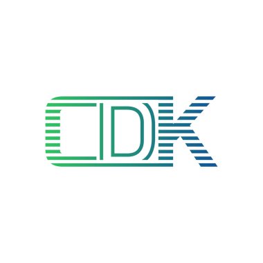 Modern CDK Logo Tasarımı. CDK Minimalist, Profesyonel ve Çok Yönlü İşletme Kimliği Simgesi