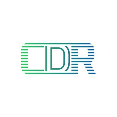 Modern CDR Logo Tasarımı. CDR Harfi İş Kimliği Minimalist, Profesyonel ve Çok Yönlü Markalaştırma Simgesi