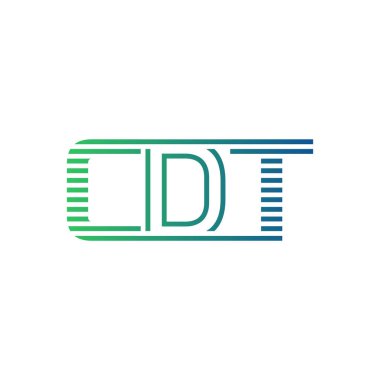 Modern CDT Logo Tasarımı. CDT Minimalist, Profesyonel ve İş Kimliği için Çok Yönlü Markalaştırma Simgesi