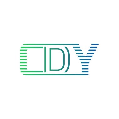 Modern CDY Logo Tasarımı. İş Kimliği için CDY Minimalist, Profesyonel ve Çok Yönlü Markalaştırma Simgesi