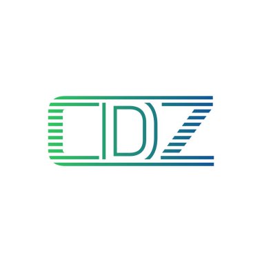 Modern CDZ Logo Tasarımı. CDZ Harfi İş Kimliği Minimalist, Profesyonel ve Çok Yönlü Markalaştırma Simgesi