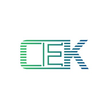 Modern CEK Logo Tasarımı. CEK Minimalist, Profesyonel ve Çok Yönlü İşletme Kimliği Simgesi