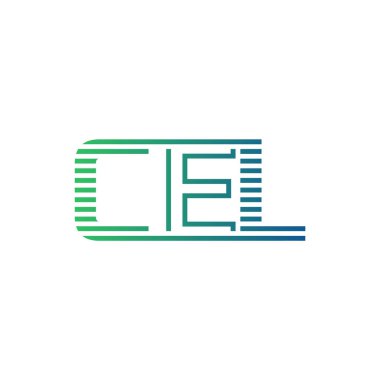 Modern CEL Logo Tasarımı. CEL Minimalist, Profesyonel ve İş Kimliği için Çok Yönlü Markalaştırma Simgesi