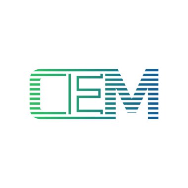 Modern CEM Logo Tasarımı. CEM Minimalist, Profesyonel ve İşletme Kimliği İçin Çok Yönlü Markalaştırma Simgesi