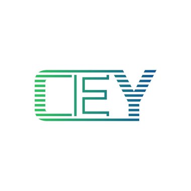 Modern CEY Logo Tasarımı. İş Kimliği için CEY Minimalist, Profesyonel ve Çok Yönlü Markalaştırma Simgesi