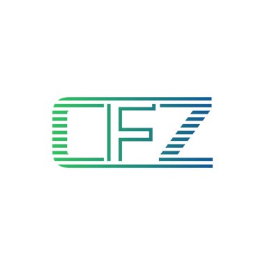 Modern CFZ Logo Tasarımı. İş Kimliği için CFZ Minimalist, Profesyonel ve Çok Yönlü Markalaştırma Simgesi