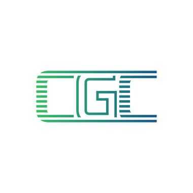 Modern CGC Logo Tasarımı. Harf CGC İş Kimliği Minimalist, Profesyonel ve Çok Yönlü Markalaştırma Simgesi