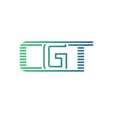 Modern CGT Logo Tasarımı. İş Kimliği için CGT Minimalist, Profesyonel ve Çok Yönlü Markalaştırma Simgesi