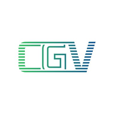 Modern CGV Logo Tasarımı. İş Kimliği için CGV Minimalist, Profesyonel ve Çok Yönlü Markalaştırma Simgesi