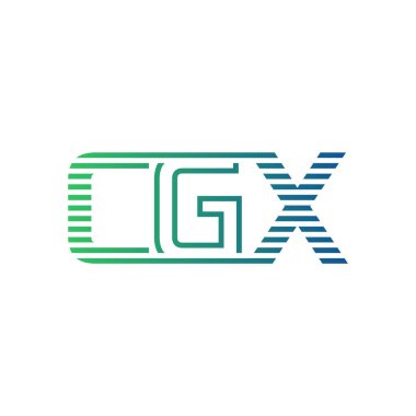 Modern CGX Logo Tasarımı. İş Kimliği için CGX Minimalist, Profesyonel ve Çok Yönlü Markalaştırma Simgesi