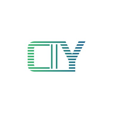 Modern CIY Logo Tasarımı. Harf CIY Minimalist, Profesyonel ve İş Kimliği için Çok Yönlü Markalaştırma Simgesi
