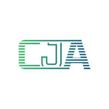 Modern CJA Logo Tasarımı. İş Kimliği için CJA Minimalist, Profesyonel ve Çok Yönlü Markalaştırma Simgesi