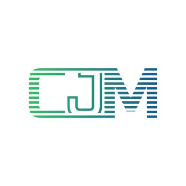 Modern CJM Logo Tasarımı. İş Kimliği için CJM Minimalist, Profesyonel ve Çok Yönlü Markalaştırma Simgesi