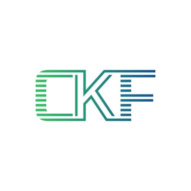 Modern CKF Logo Tasarımı. İş Kimliği için CKF Minimalist, Profesyonel ve Çok Yönlü Markalaştırma Simgesi