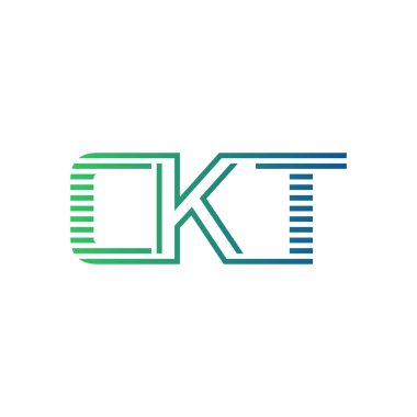 Modern CKT Logo Tasarımı. İş Kimliği için CKT Minimalist, Profesyonel ve Çok Yönlü Markalaştırma Simgesi