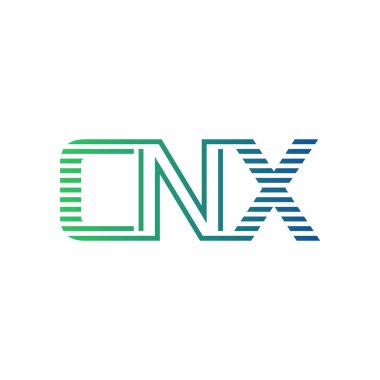 Modern CNX Logo Tasarımı. CNX 'in Minimalist, Profesyonel ve Çok Yönlü İşletme Kimliği Simgesi