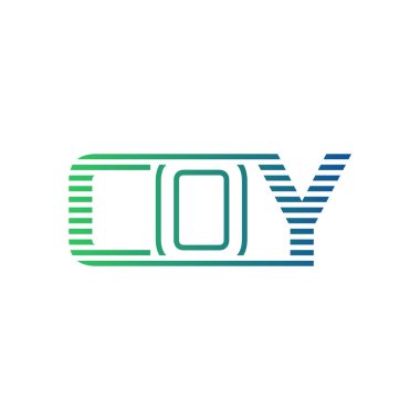 Modern COY Logo Tasarımı. COY Minimalist, Profesyonel ve İş Kimliği için Çok Yönlü Markalaştırma Simgesi