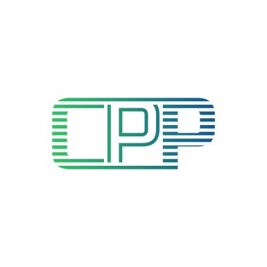 Modern CPP Logo Tasarımı. İşletme Kimliği İçin CPP Minimalist, Profesyonel ve Çok Yönlü Markalaştırma Simgesi