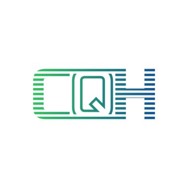 Modern CQH Logo Tasarımı. İş Kimliği için CQH Minimalist, Profesyonel ve Çok Yönlü Markalaştırma Simgesi