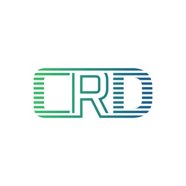 Modern CRD Logo Tasarımı. İş Kimliği için CRD Minimalist, Profesyonel ve Çok Yönlü Markalaştırma Simgesi