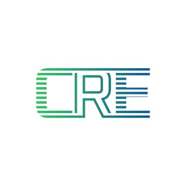 Modern CRE Logo Tasarımı. İş Kimliği için CRE Minimalist, Profesyonel ve Çok Yönlü Markalaştırma Simgesi