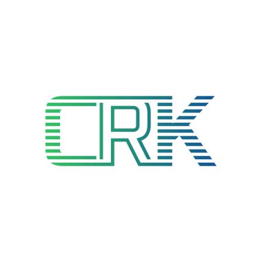 Modern CRK Logo Tasarımı. İş Kimliği için CRK Minimalist, Profesyonel ve Çok Yönlü Markalaştırma Simgesi