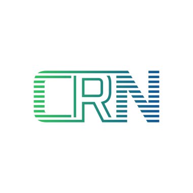 Modern CRN Logo Tasarımı. İş Kimliği için CRN Minimalist, Profesyonel ve Çok Yönlü Markalaştırma Simgesi