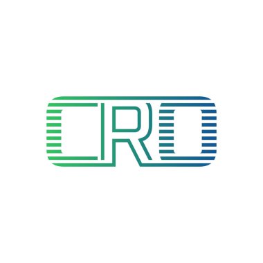 Modern CRO Logo Tasarımı. İş Kimliği için CRO Minimalist, Profesyonel ve Çok Yönlü Markalaştırma Simgesi