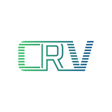Modern CRV Logo Tasarımı. İş Kimliği için CRV Minimalist, Profesyonel ve Çok Yönlü Markalaştırma Simgesi