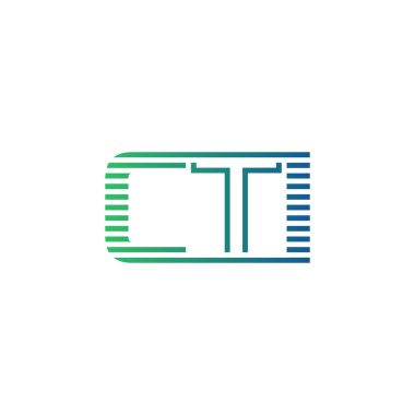 Modern CTI Logo Tasarımı. CTI Minimalist, Profesyonel ve İş Kimliği için Çok Yönlü Markalaştırma Simgesi