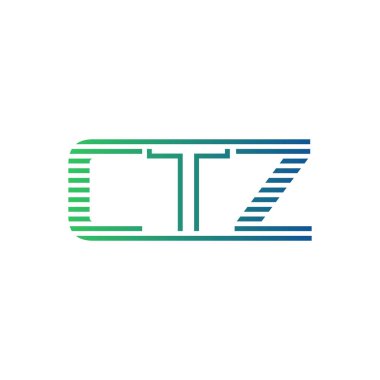 Modern CTZ Logo Tasarımı. CTZ Harfi İş Kimliği Minimalist, Profesyonel ve Çok Yönlü Markalaştırma Simgesi