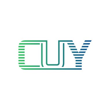 Modern CUY Logo Tasarımı. İş Kimliği için CUY Minimalist, Profesyonel ve Çok Yönlü Markalaştırma Simgesi