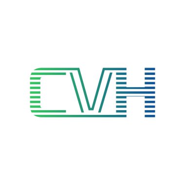 Modern CVH Logo Tasarımı. İş Kimliği için CVH Minimalist, Profesyonel ve Çok Yönlü Markalaştırma Simgesi