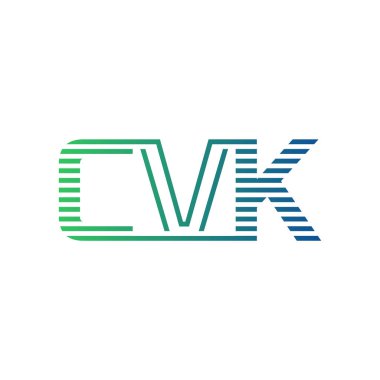 Modern CVK Logo Tasarımı. İş Kimliği için CVK Minimalist, Profesyonel ve Çok Yönlü Markalaştırma Simgesi