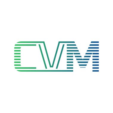 Modern CVM Logo Tasarımı. İş Kimliği için CVM Minimalist, Profesyonel ve Çok Yönlü Markalaştırma Simgesi