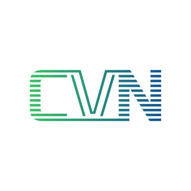 Modern CVN Logo Tasarımı. İş Kimliği için CVN Minimalist, Profesyonel ve Çok Yönlü Markalaştırma Simgesi