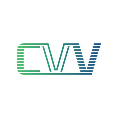 Modern CVV Logo Tasarımı. İş Kimliği için CVV Minimalist, Profesyonel ve Çok Yönlü Markalaştırma Simgesi