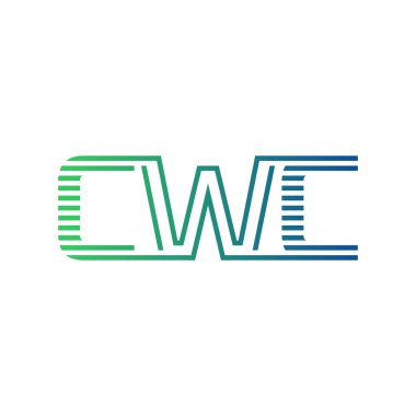 Modern CWC Logo Tasarımı. Harf CWC İş Kimliği Minimalist, Profesyonel ve Çok Yönlü Markalaştırma Simgesi