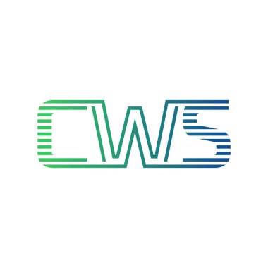 Modern CWS Logo Tasarımı. CWS Minimalist, Profesyonel ve Çok Yönlü İşletme Kimliği Simgesi