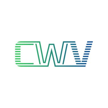 Modern CWV Logo Tasarımı. İş Kimliği için CWV Minimalist, Profesyonel ve Çok Yönlü Markalaştırma Simgesi
