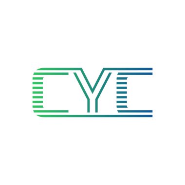 Modern CYC Logo Tasarımı. İş Kimliği için CYC Minimalist, Profesyonel ve Çok Yönlü Markalaştırma Simgesi