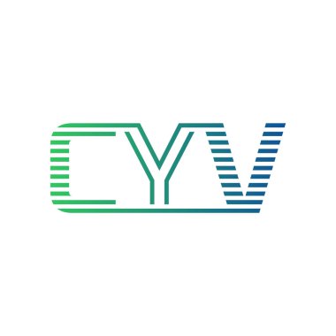 Modern CYV Logo Tasarımı. CYV Minimalist, Profesyonel ve Çok Yönlü İşletme Kimliği Simgesi