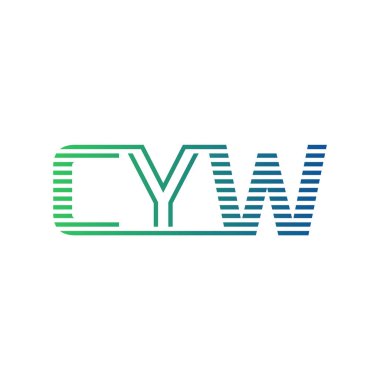 Modern CYW Logo Tasarımı. CYW Minimalist, Profesyonel ve Çok Yönlü İşletme Kimliği Simgesi
