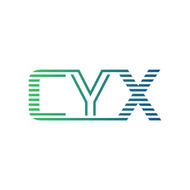 Modern CYX Logo Tasarımı. CYX 'in Minimalist, Profesyonel ve Çok Yönlü İşletme Kimliği Simgesi