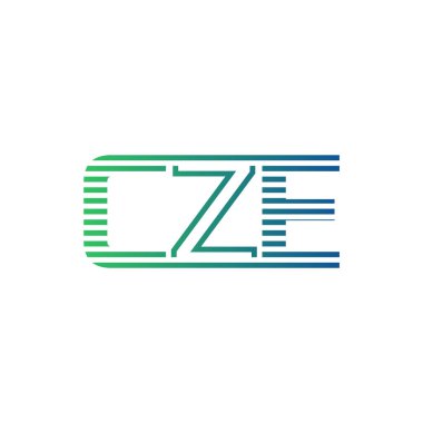 Modern CZE Logo Tasarımı. İş Kimliği için CZE Minimalist, Profesyonel ve Çok Yönlü Markalaştırma Simgesi