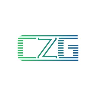 Modern CZG Logo Tasarımı. İş Kimliği için CZG Minimalist, Profesyonel ve Çok Yönlü Markalaştırma Simgesi