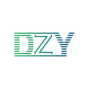 Modern DZY Logo Tasarımı. İş Kimliği için DZY Minimalist, Profesyonel ve Çok Yönlü Markalaştırma Simgesi