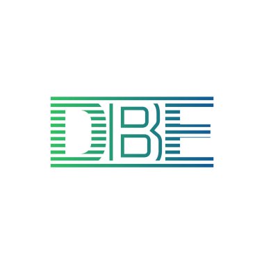 Modern DBE Logo Tasarımı. Harf DBE İşletme Kimliği Minimalist, Profesyonel ve Çok Yönlü Markalaştırma Simgesi