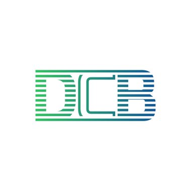 Modern DCB Logo Tasarımı. İş Kimliği için DCB Minimalist, Profesyonel ve Çok Yönlü Markalaştırma Simgesi